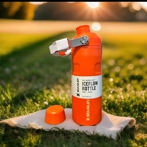 Stanley 16 oz. Ice Flow Bottle with Fast Flow Lid- Tigerlilly